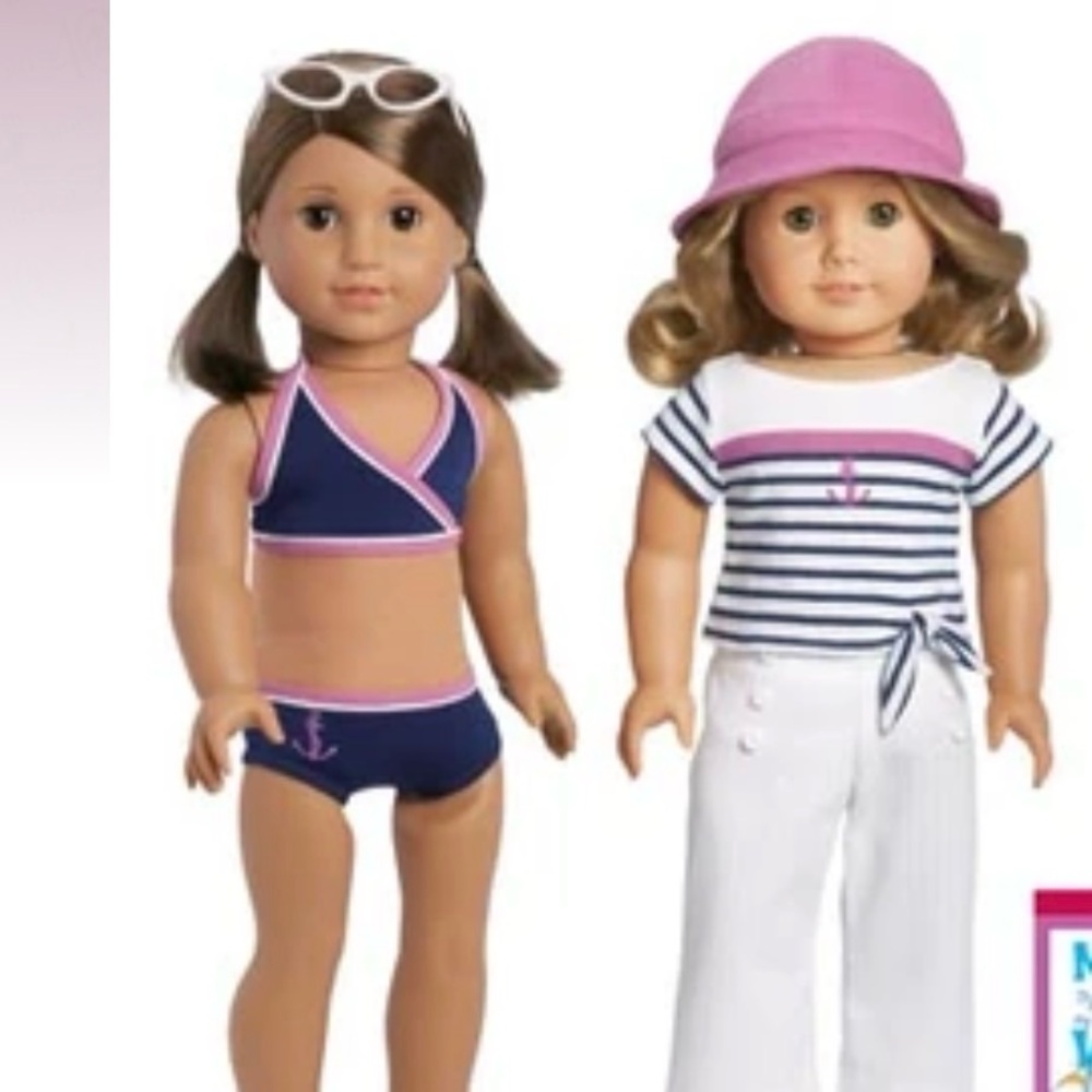 American girl truly me 2 in 1 beach outfit